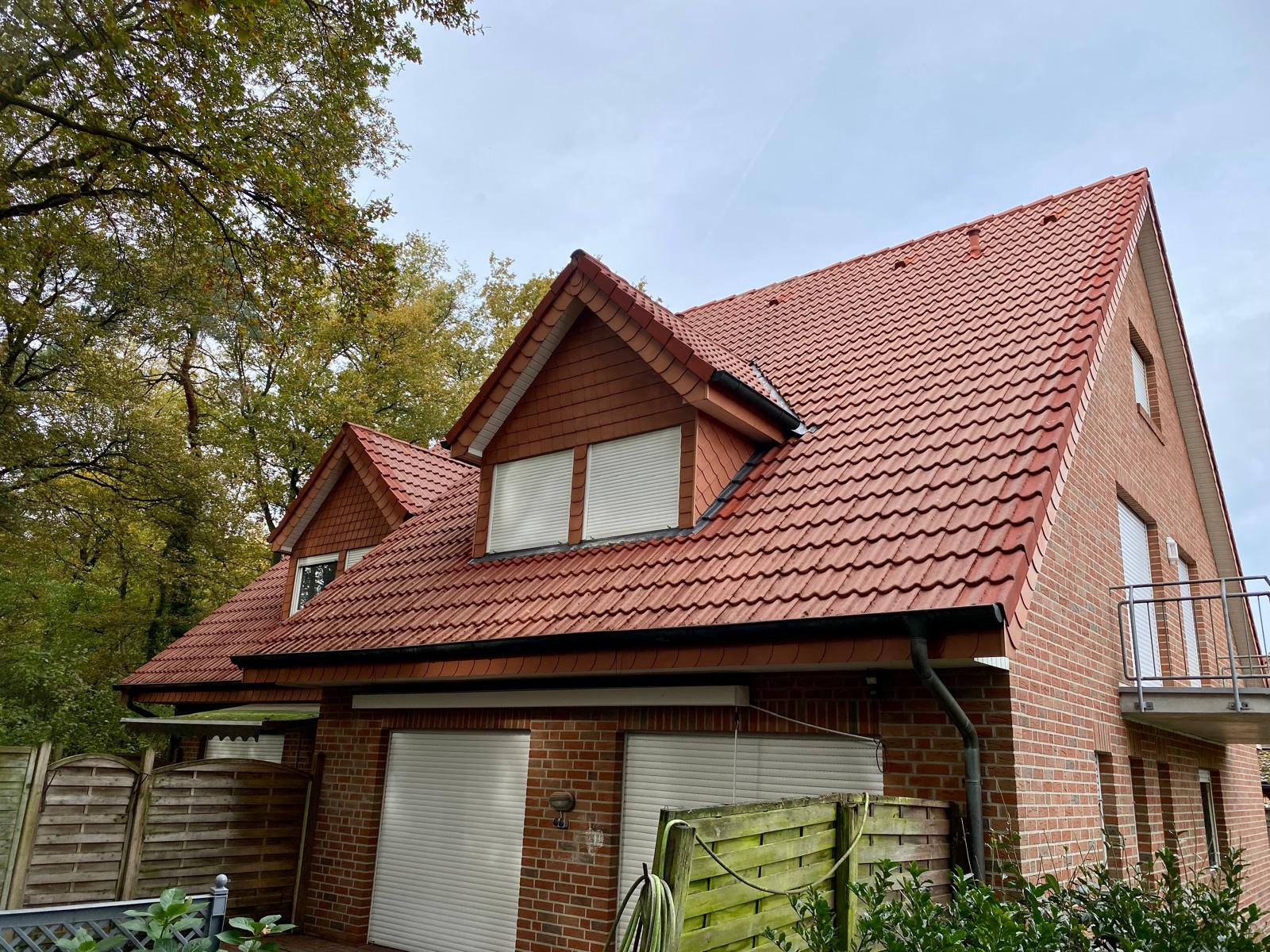 Sauberes Dach nach der Reinigung